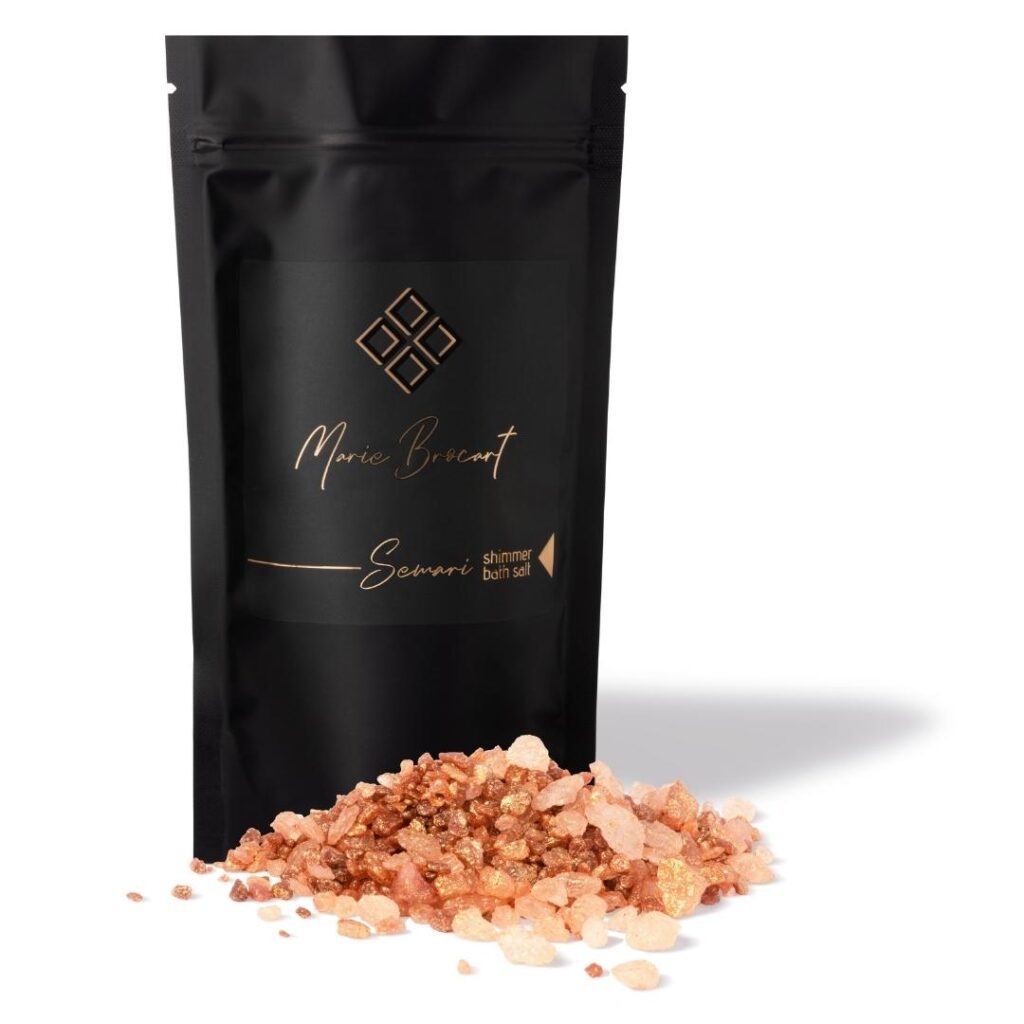 МARIE BROCART აბაზანის მარილი Semari shimmering bath salt with Bioglitter® particles 500მლ